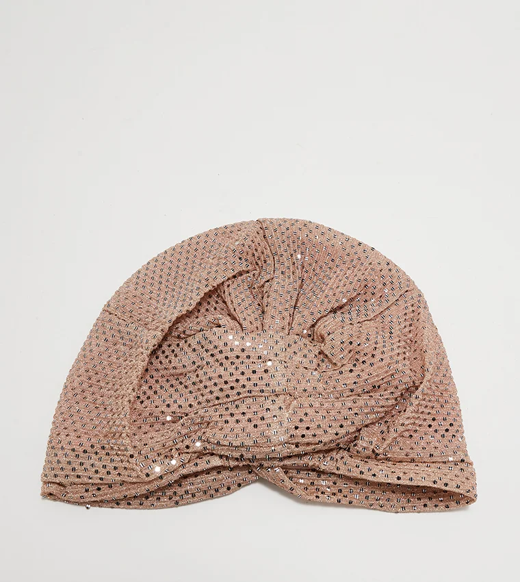 الدو TIMOTEI Embellished Turban Head Wrap